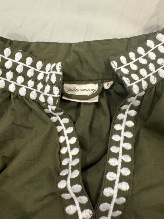Julia Amory Coatue Top and Matching Shorts Set Size Small Green - Picture 6 of 6